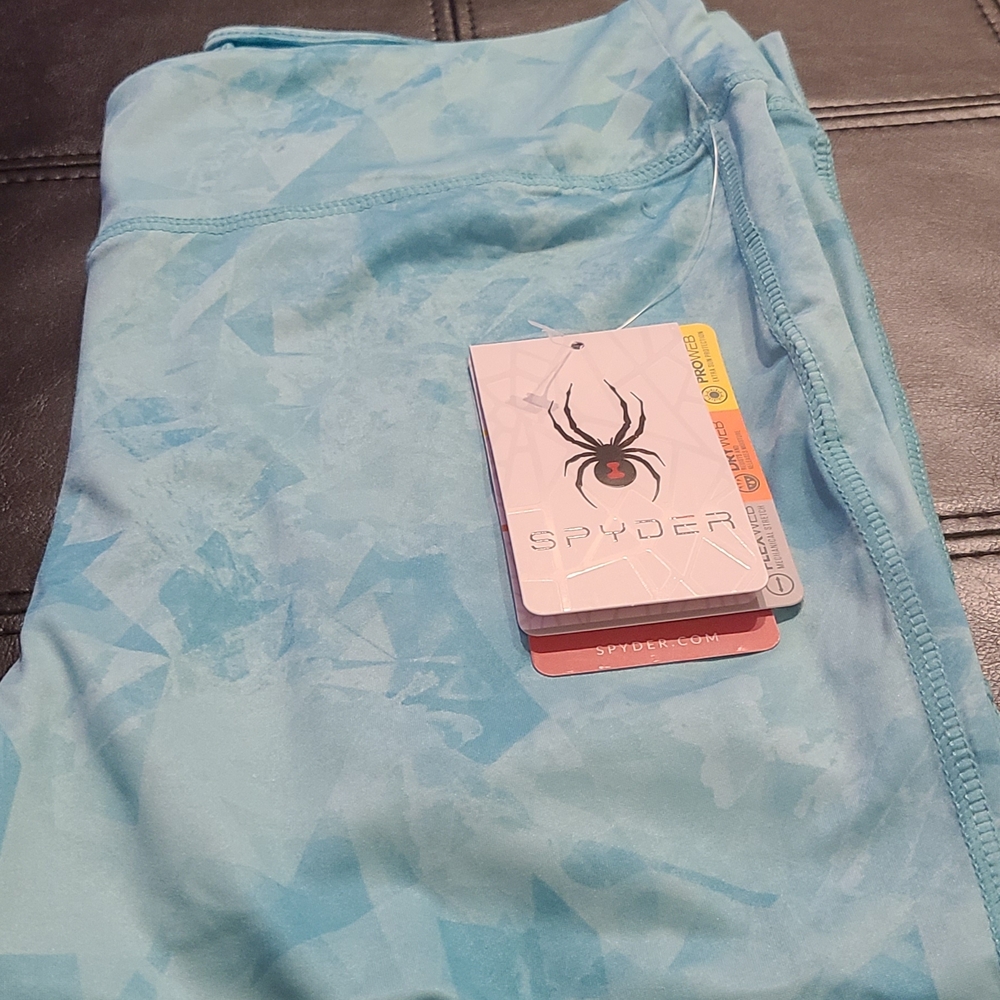 Spyder Aqua Patterned Leggings